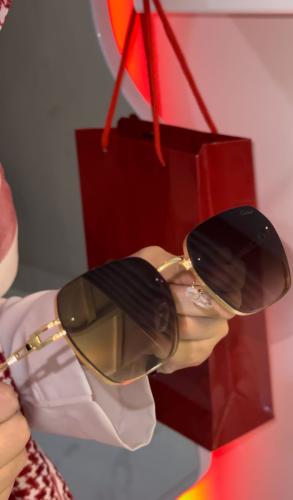 نظارة كارتير عسلي بذهبي رجاليه