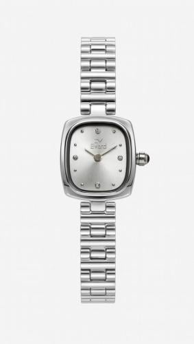 ساعه نسائية ماركة ايفرد فضي ميناء ابيض