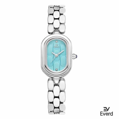 ساعه نسائية ماركة ايفرد فضي ميناء تيفاني