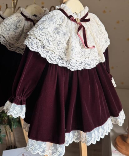 فستان العيد مخمل