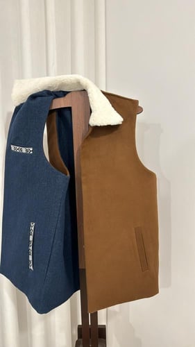 سديري دبل فيس شتوي كحلي _جملي