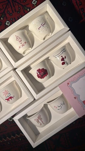 درزان اكواب العيد 12 كوب متنوع