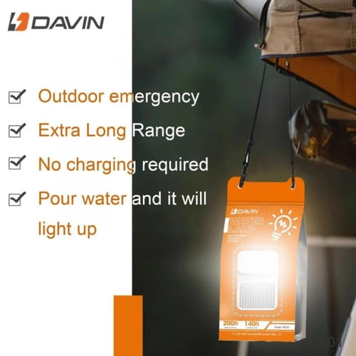 دافين - كشاف الطوارئ يعمل بالملح موديل WL01