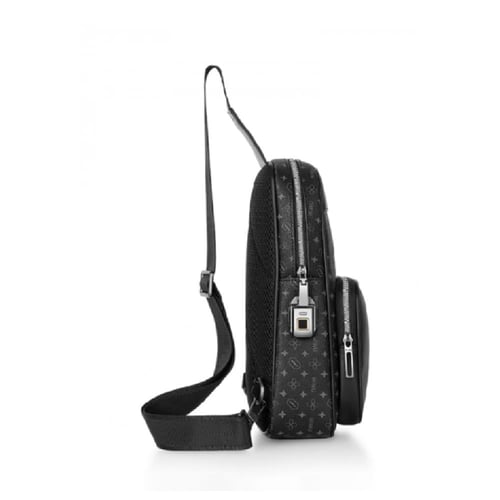 ويوو - MASTER بصمة قفل حقيبة كروسبودي - اسود