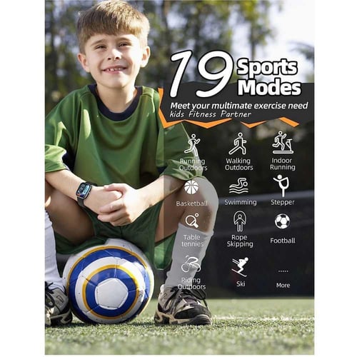 ساعة ذكية للأطفال مقاومة للماء والغبار لتتبع الليا...