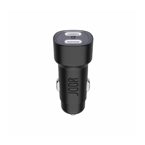 جودا - شاحن سيارة بقوة 45 واط بمنفذين تايب سي - اس...