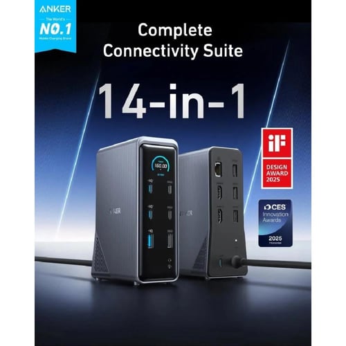 أنكر – محطة شحن وتوصيل بقوة 160 واط متعددة المنافذ...