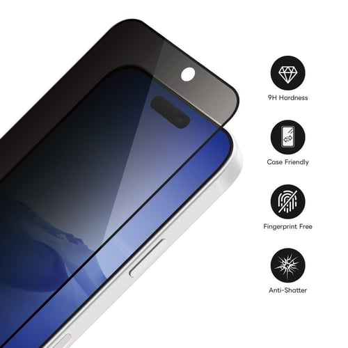 ارمور برو - حماية شاشة زجاج لاجهزة ايفون 17 - لقاف...