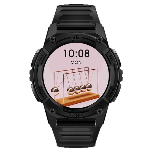 كوسبت - ساعة تانك S2 جي بي اس مقاس 34 مم- أسود