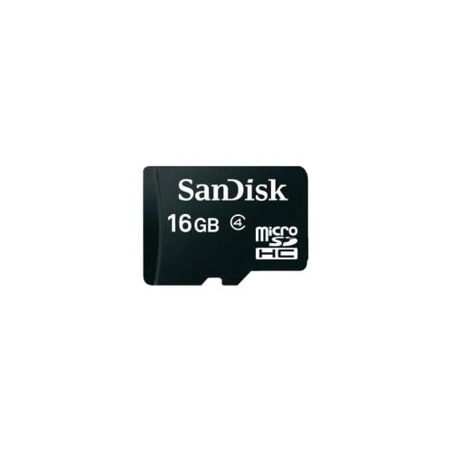 سانديسك - بطاقة ذاكرة microSDHC سعة 16GB - أسود