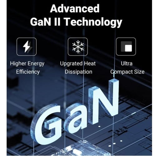 يوجرين - شاحن جداري نكسود بمنفذين PD وبمنفذ USB بت...