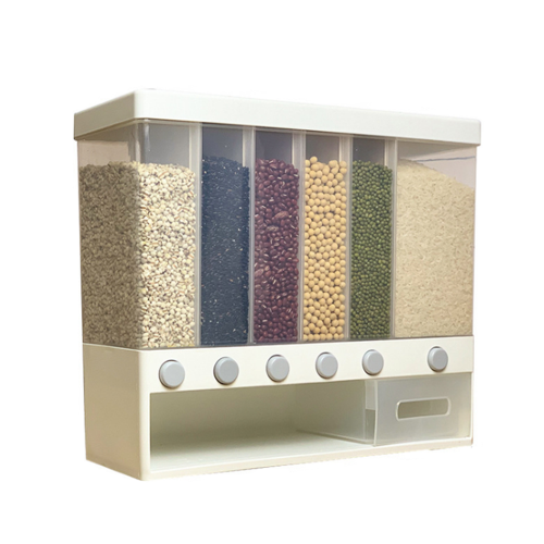 منظم وموزع للحبوب 6 مداخل - 10 كيلو