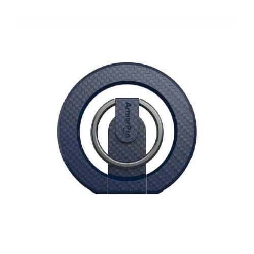 ارمور برو - مسكة جوال مغناطيسي كاربون فايبر - ازرق