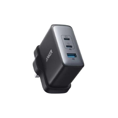 انكر - شاحن جداري بقوة 100 واط بمنفذين تايب سي ومن...