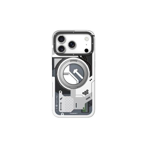 يونج كت - كفر بتصميم تقني مع مسكة ماج سيف لآيفون 1...