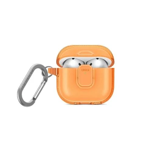 يونيك - كفر حماية لسماعة AirPods الجيل الرابع بإغل...