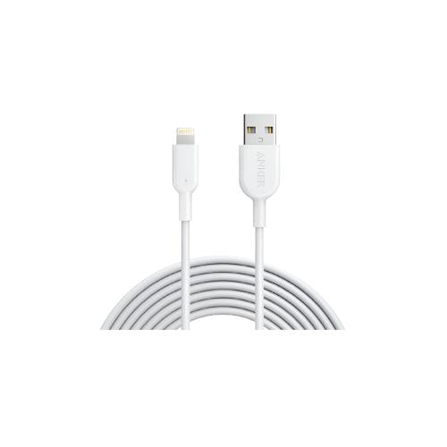 انكر - كيبل آيفون USB بطول 3متر - ابيض