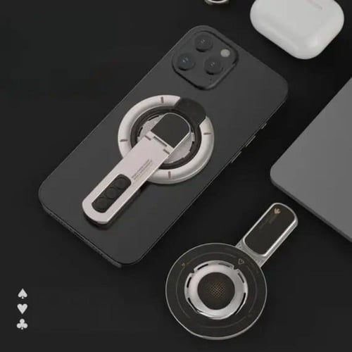 غوجي - حامل هاتف مغناطيسي دوار مع مسكة سيليكونية -...