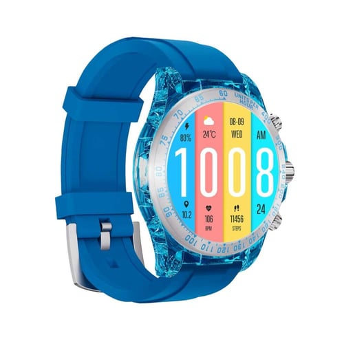 بورودو - ساعة رايتونا الذكية مع حزام سيليكون لون أ...