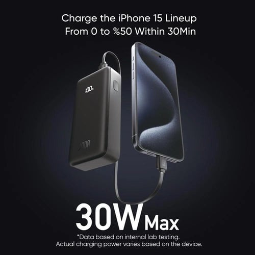 عرض جودا TURBO بطارية متنقلة بسعة 10000 ملي امبير...