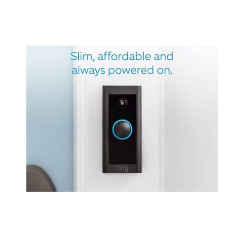 رينج - جرس باب بخاصية الفيديو عالي الوضوح مع كاشف...