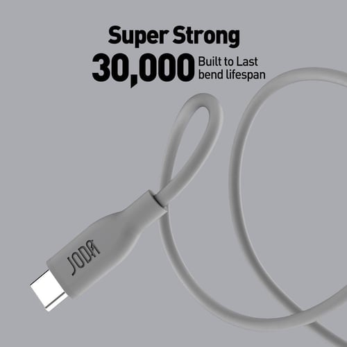 جودا - كيبل تايب سي الى تايب سي سيليكون بقوة 60 وا...