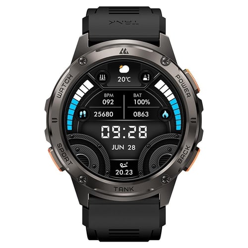 كوسبت - ساعة تانك T3 مقاس 47مم - اسود