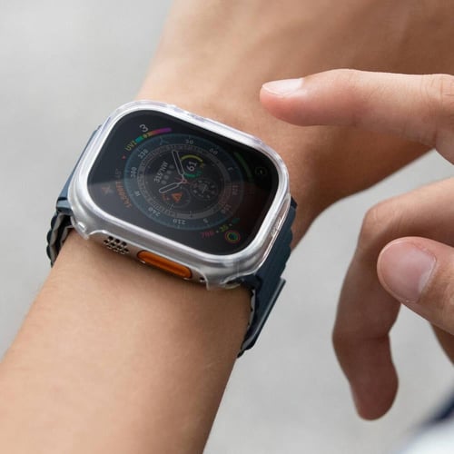 يونيك - Garde كفر لساعة ابل الترا مقاس 49مم - شفاف...