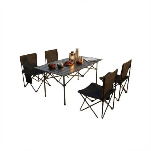 بكج جلسة خارجية لاربعة اشخاص 4 كراسي رحلات + طاولة...