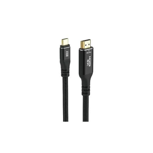 جودا - كيبل ألترا فيجن تايب سي إلى HDMI بدقة 8K وتردد 60Hz بطول 2 متر - أسود