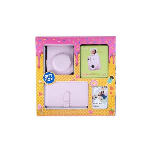 فوجي فيلم -بكج هدايا كاميرا تصوير فوري مع حافظة كا...