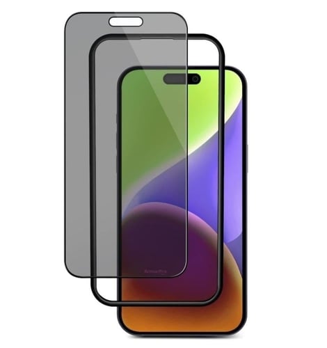 ارمور برو - حماية شاشة زجاج لاجهزة ايفون 15 - لقاف...