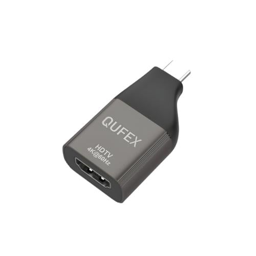 كيوفيكس - محول HDMI إلى USB-C بدقة 4K لتوصيل الشاش...
