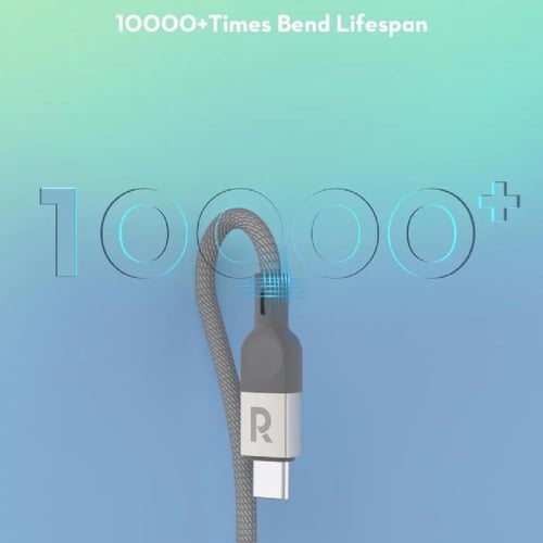 راف باور - سلك تايب سي الى تايب سي مغناطيسي نايلون...