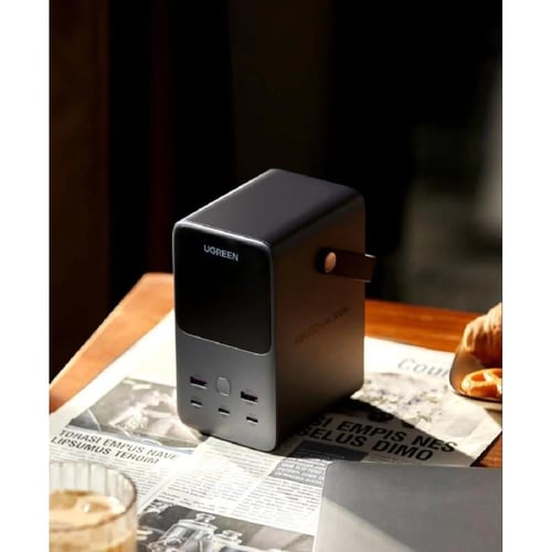 يوجرين - بطارية متنقلة بـ3 منافذ USB-C ومنفذين USB...