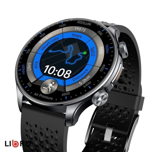ليبرو - ساعة ذكية سولار ألترا مع جي بي إس وشاشة أم...