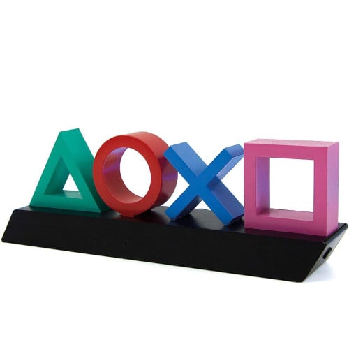 ضوء أيقونات بلاي ستيشن بميزة التفاعل مع الضوء