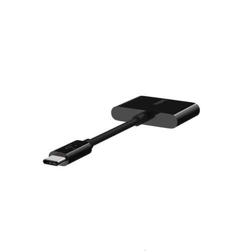 بيلكن - كيبل تحويل USB-C إلى منفذ AUX ومنفذ USB-C