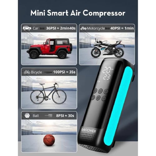 راف باور - منفاخ هواء بريميوم بدون بطارية بقوة 120...