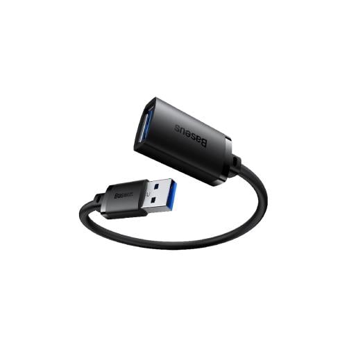 بيسوس - كيبل تمديد USB بطول 0.5 متر - أسود