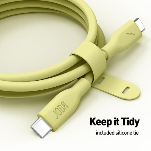 جودا - كيبل تايب سي الى تايب سي سيليكون بقوة 60 وا...