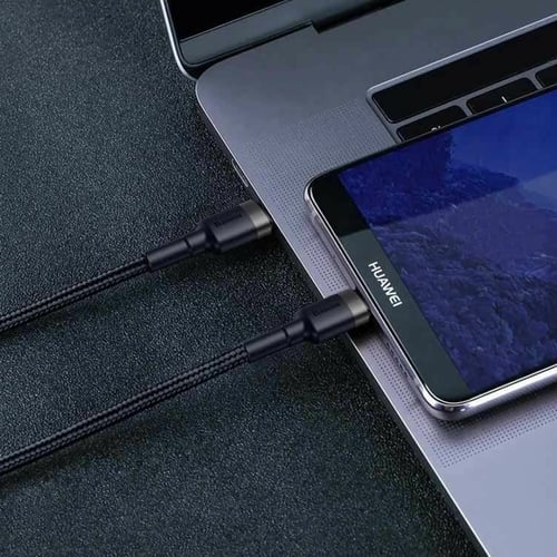 بيسوس - كيبل تايب سي الي تايب سي بطول 1 متر متعدد...