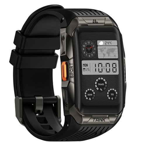 كوسبت - ساعة تانك X2 مقاس 42 مم - أسود