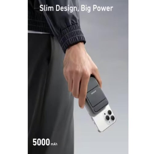 انكر - شاحن باور بانك مغناطيسي لاسلكي 5000 مللي أم...