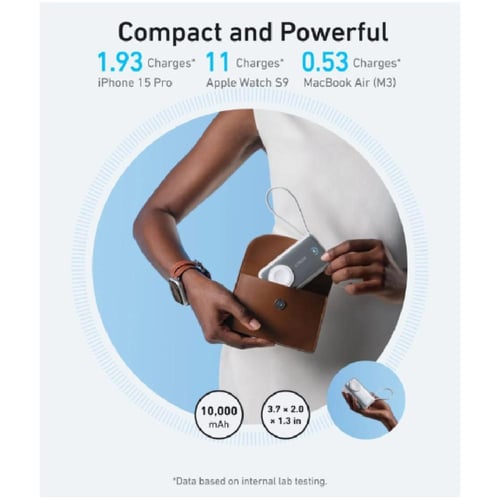 انكر - بطارية متنقلة بسعة 10،000 مللي امبير بقوة 3...