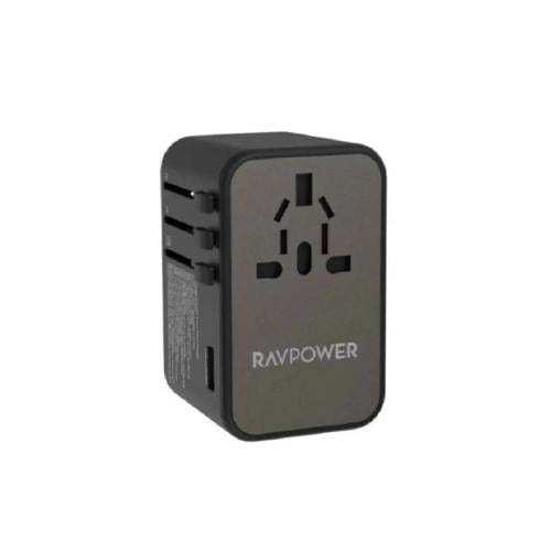 راف باور - فيش سفر بقوة 75 واط متعدد المداخل مع ثل...