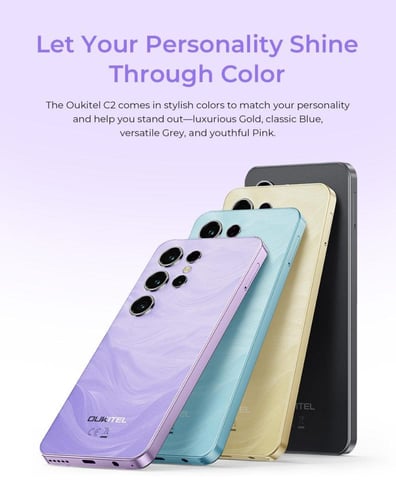 أوكيتيل - هاتف c2 ثنائي الشريحة ذاكرة 64 جيجا رام...