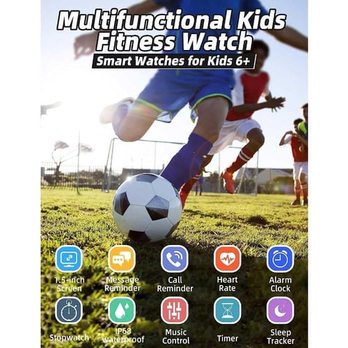 ساعة ذكية للأطفال مقاومة للماء والغبار لتتبع الليا...