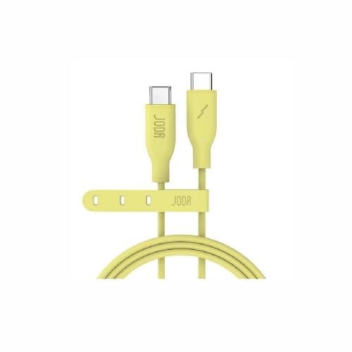 جودا - كيبل تايب سي الى تايب سي سيليكون بقوة 60 وا...