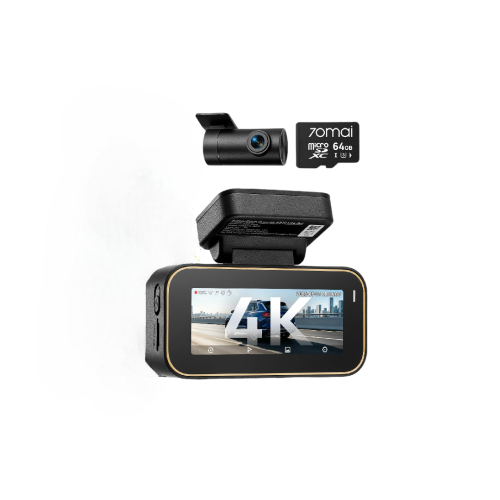 70mai - داش كام A810 Lite 4K أمامية وخلفية مع واي...